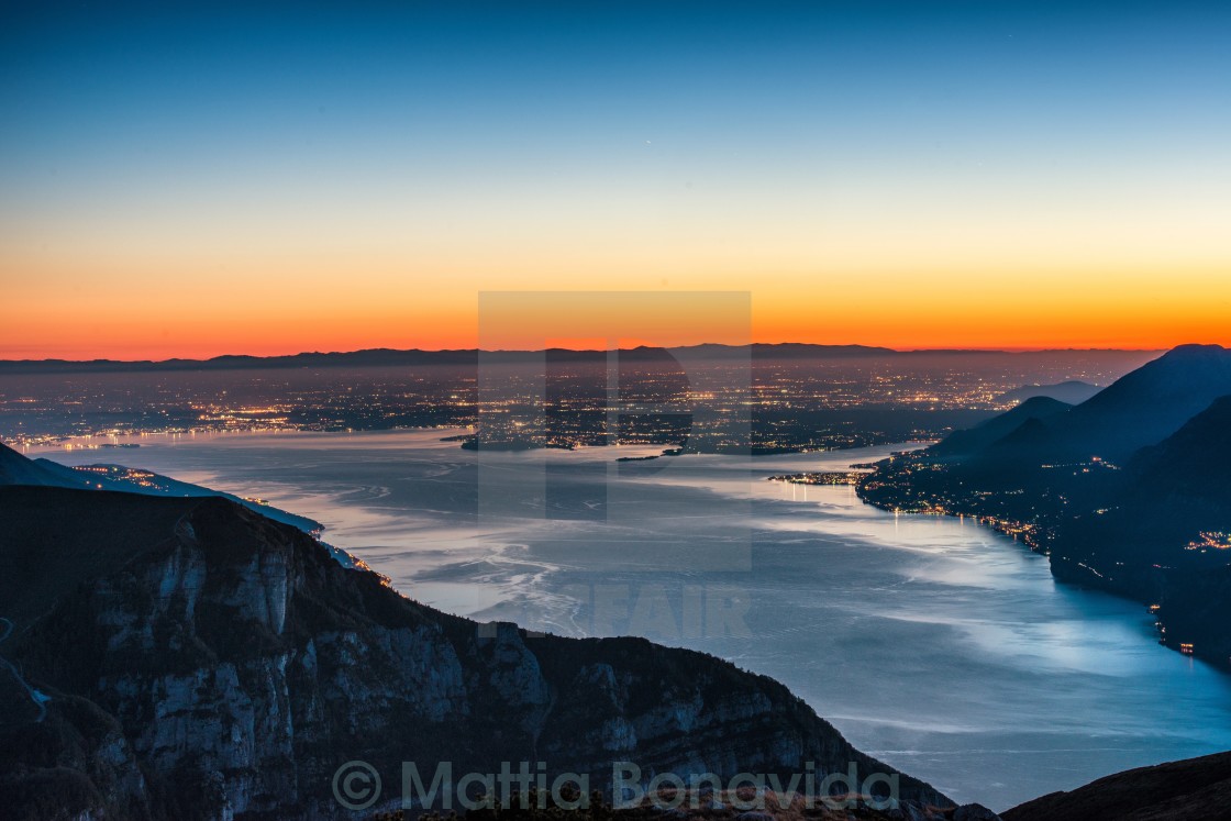 "High on lake Garda." stock image