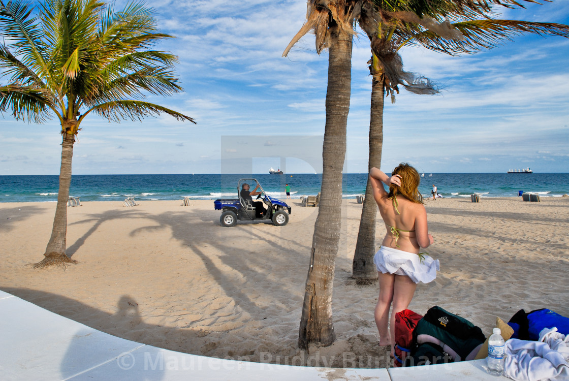 "Spring Break in Ft. Lauderdale" by Maureen Ruddy Burkhart - $31.12 "Spring Break in Ft. Lauderdale" stock image