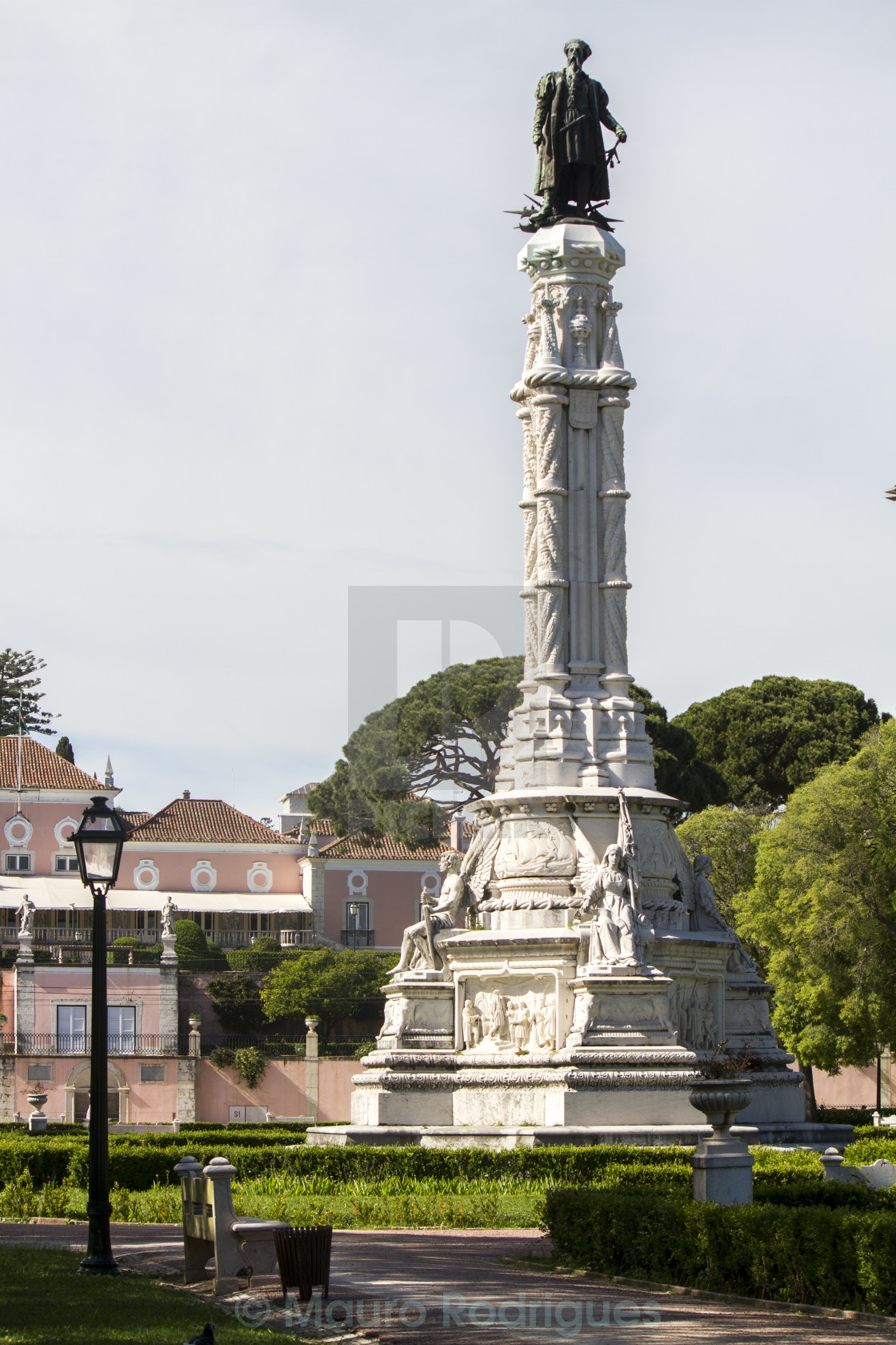 Garden Of Afonso De Albuquerque Located In Lisbon Portugal