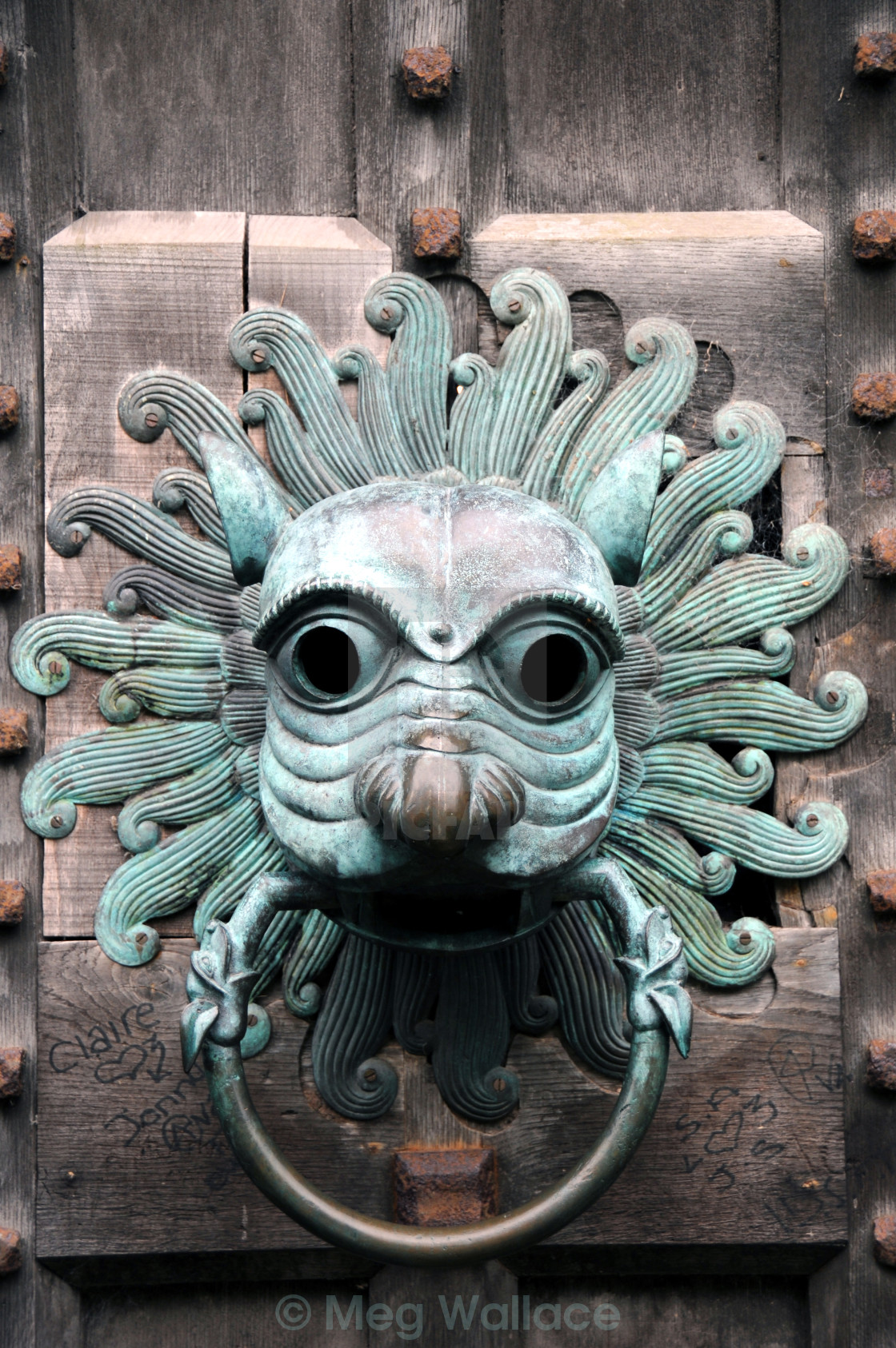 Antique Lion Door Knocker - License For £6.20 On Picfair