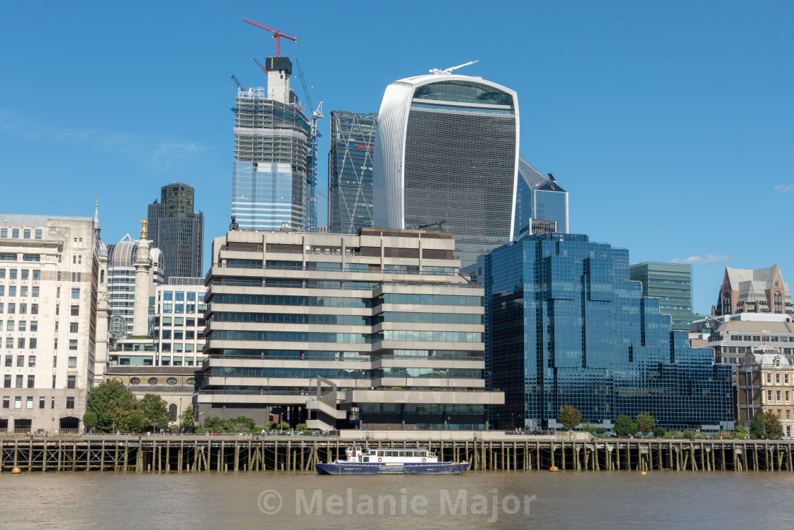 "View across the Thames near London Bridge" by Melanie Major - $7.70 "View across the Thames near London Bridge" stock image