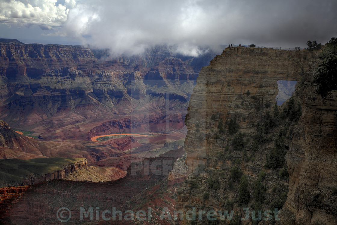 "Angel's Window North Rim Grand Canyon" stock image