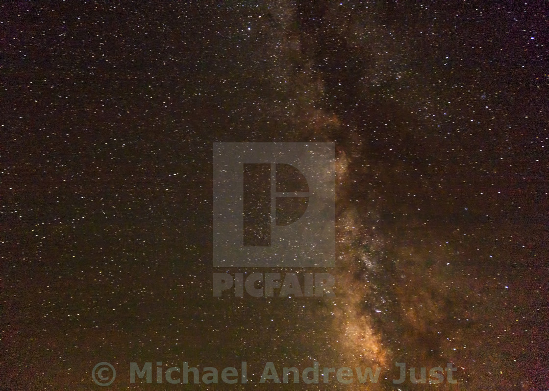 "Zion Milky Way" stock image