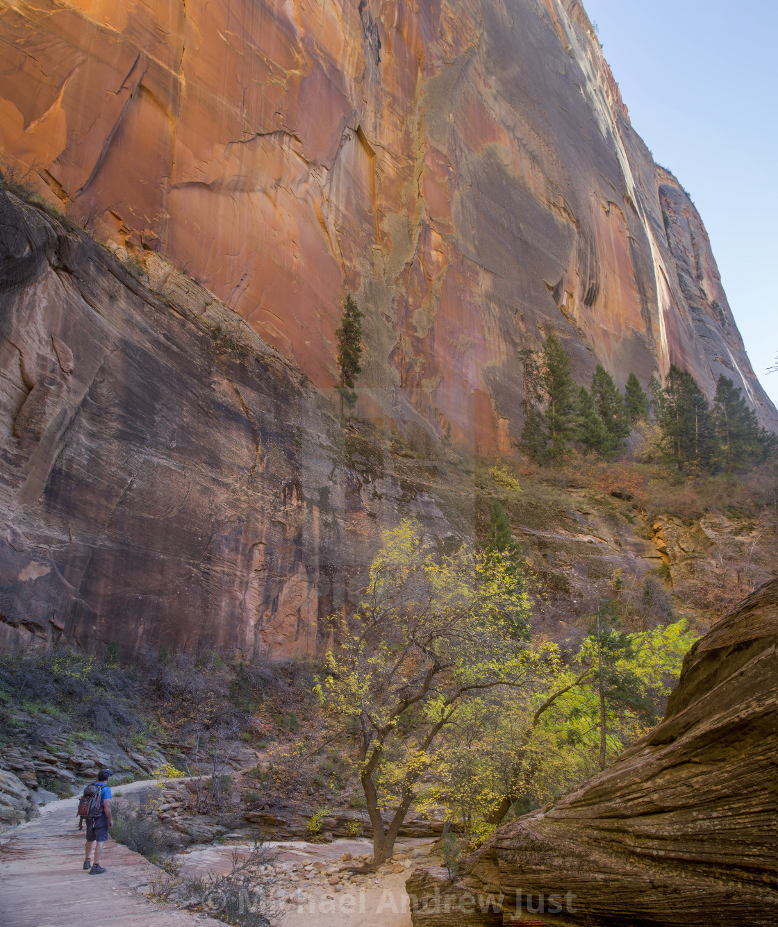 "Zion's Echo Canyon" stock image