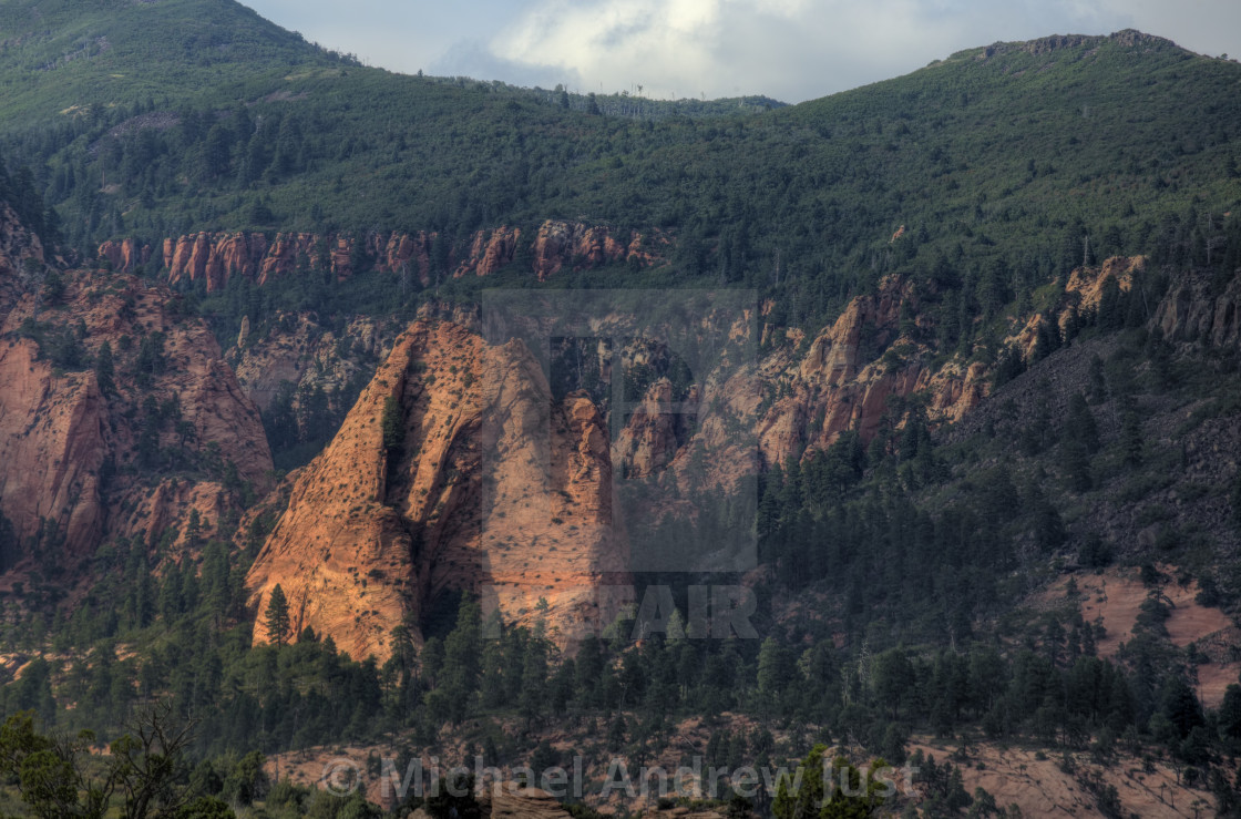 "Zion Kolob Terrace" stock image