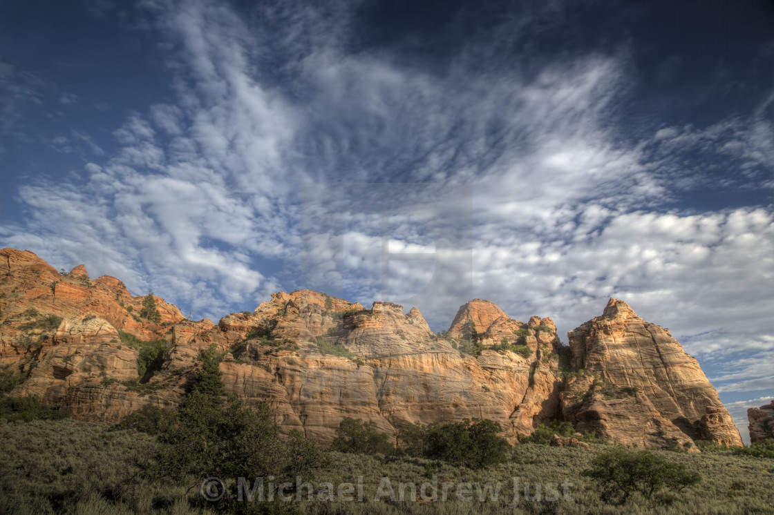 "Zion Kolob Terrace" stock image