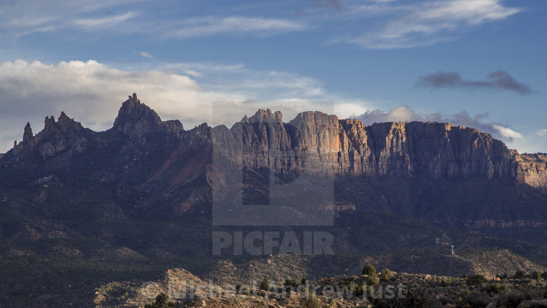 "Zion Eagle Crags" stock image