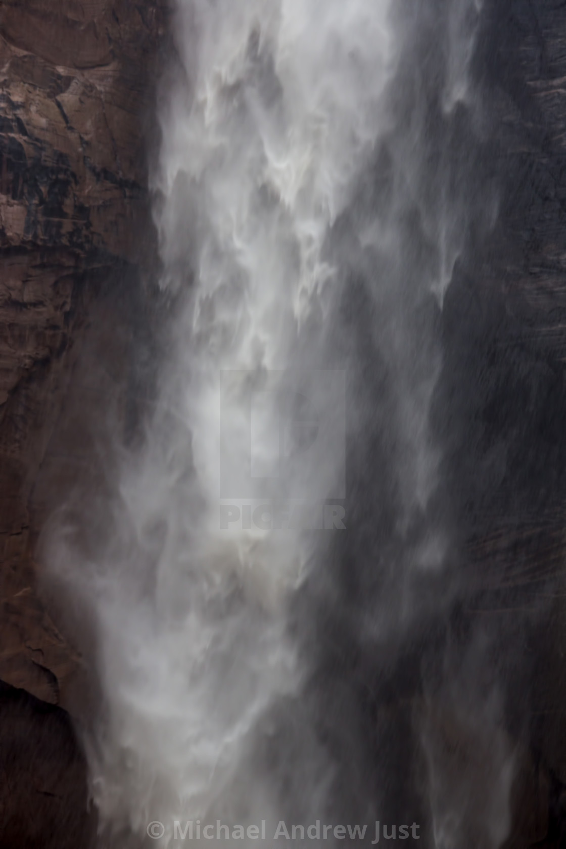 "Zion Waterfall" stock image