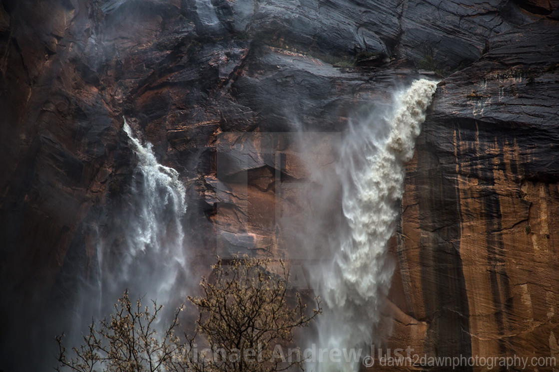 "Zion Waterfall" stock image