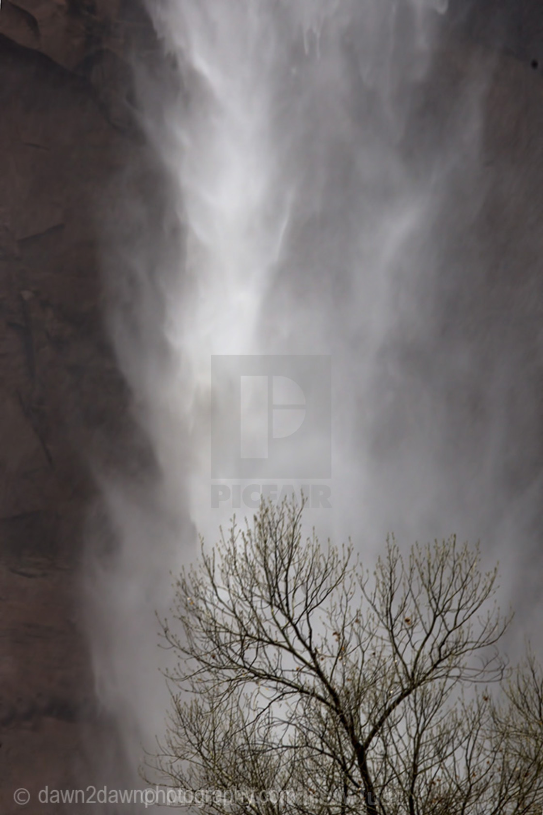 "Zion Waterfall" stock image