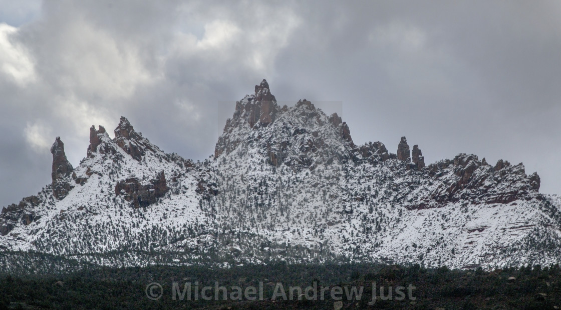 "Zion Winter" stock image