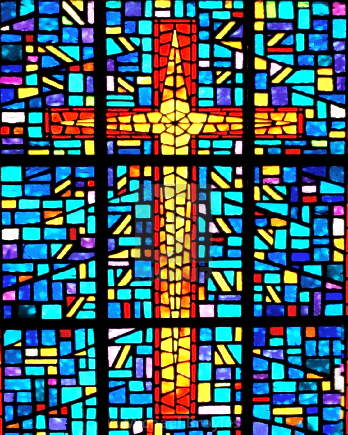 Stained Glass Roman Cross As A Window License Download Or Print For 10 00 Photos Picfair