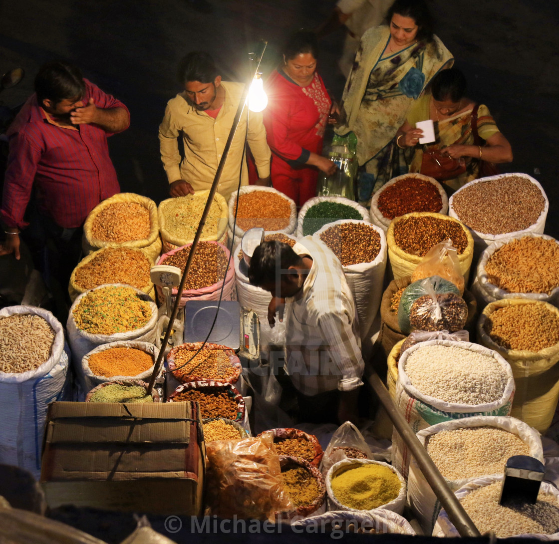 "Night Market" stock image