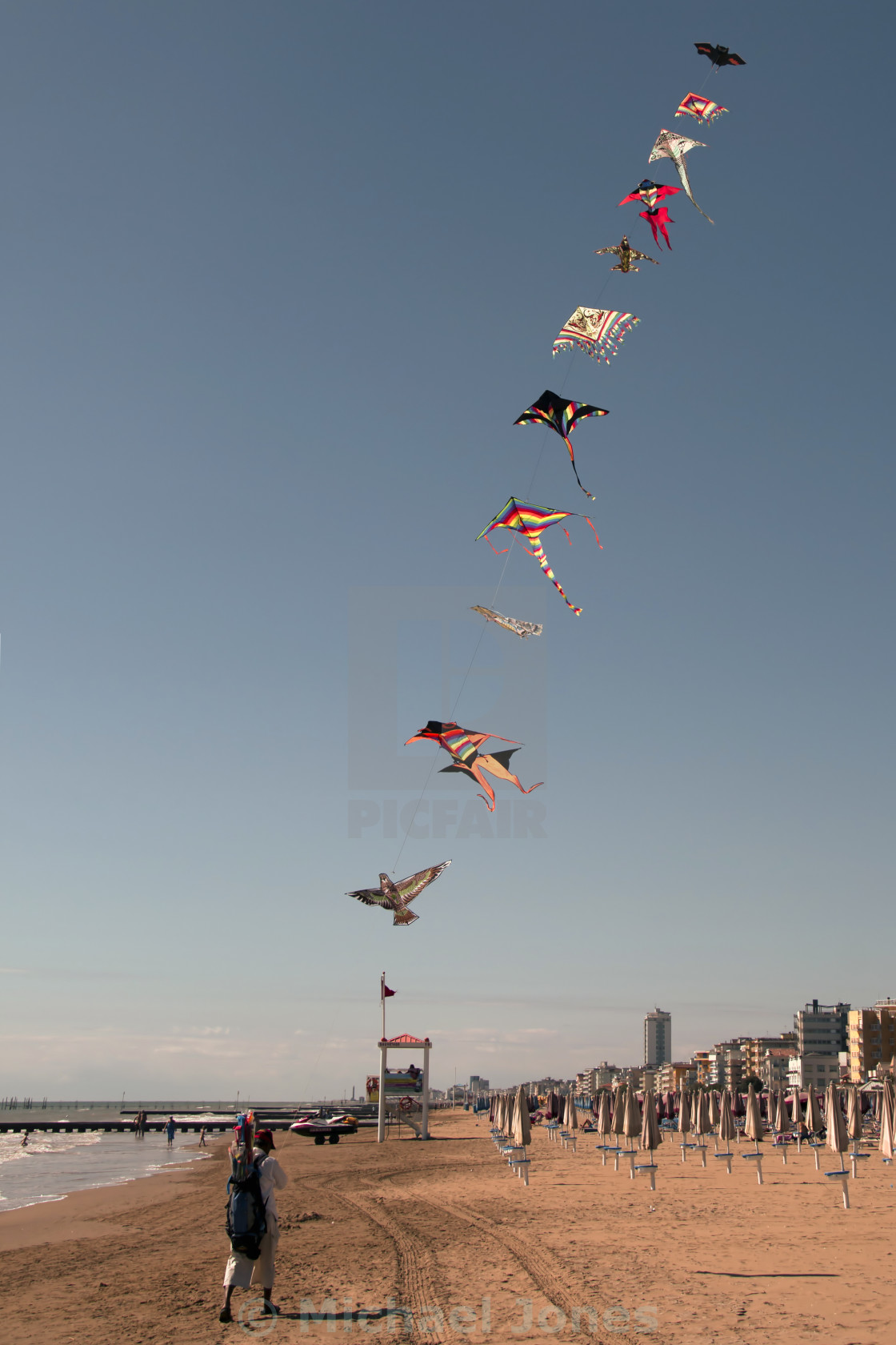 "Kite Seller" stock image