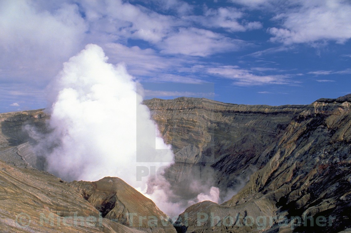 "Mount Aso Japan" by Michel - Travel Photographer - £16.62 "Mount Aso Japan" stock image