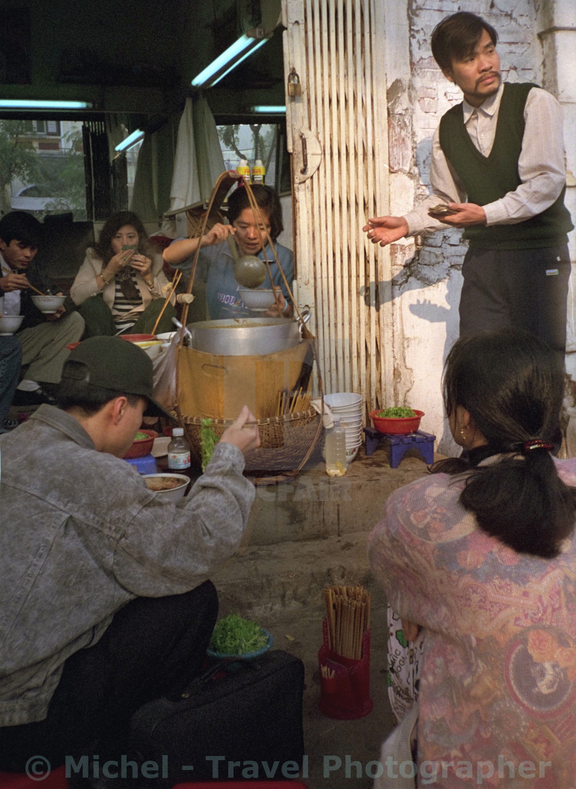"Vietnamese Street Food" by Michel - Travel Photographer - £16.62 "Vietnamese Street Food" stock image