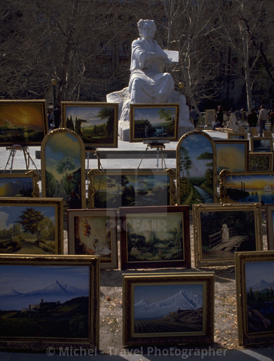 "Art in The Park" by Michel - Travel Photographer - £16.62 "Art in The Park" stock image