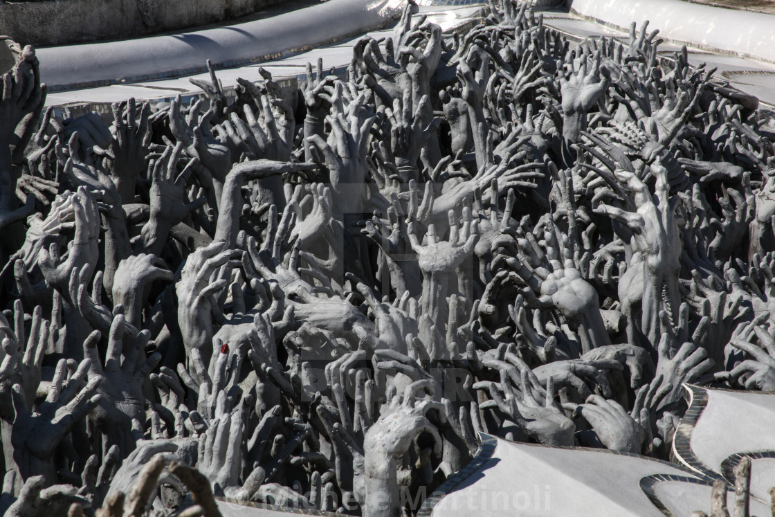 "Hands detail from White Temple Chiang Rai Thailand" by Michele Martinoli - $49.74 "Hands detail from White Temple Chiang Rai Thailand" stock image