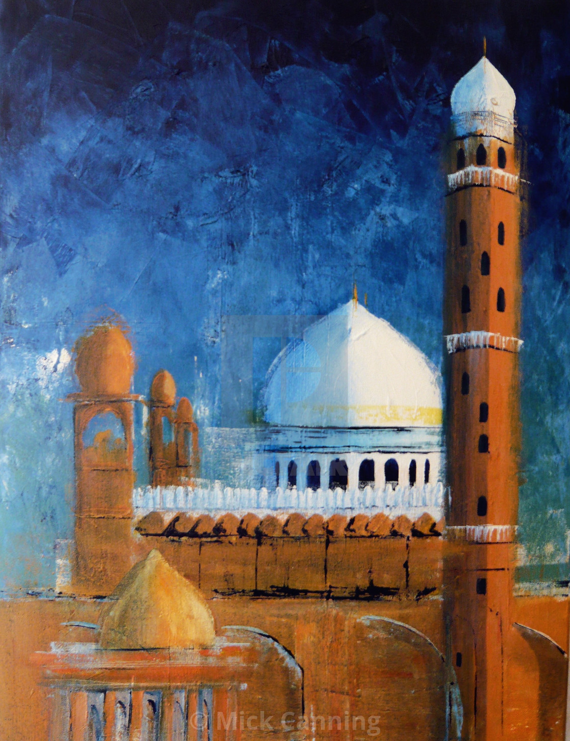 Image Of My Painting Mosque Bopal License Download Or Print