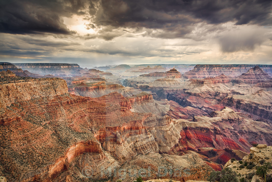 "Colorful Grand Canyon" stock image