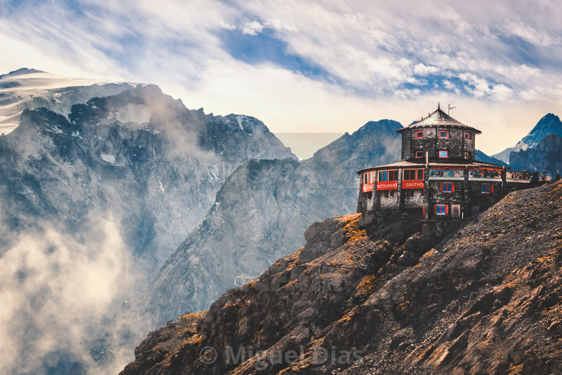 "Mountain Hut" stock image