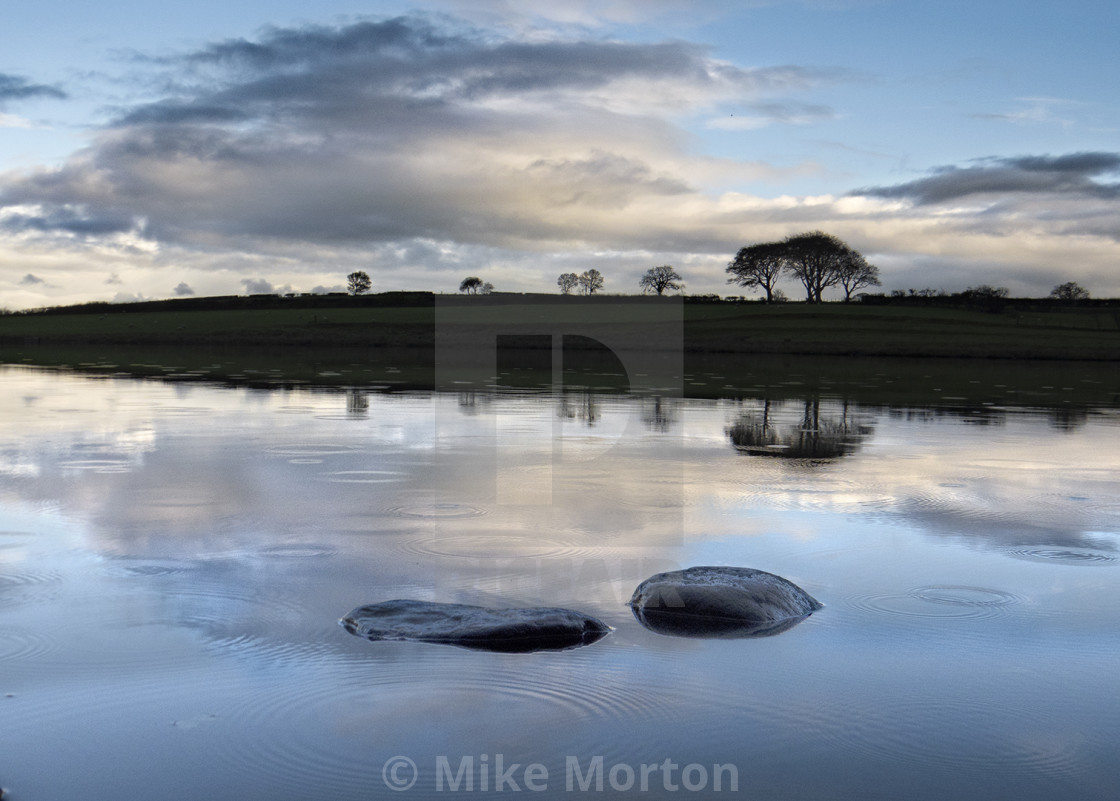 "Reflections at Mockerkin" stock image