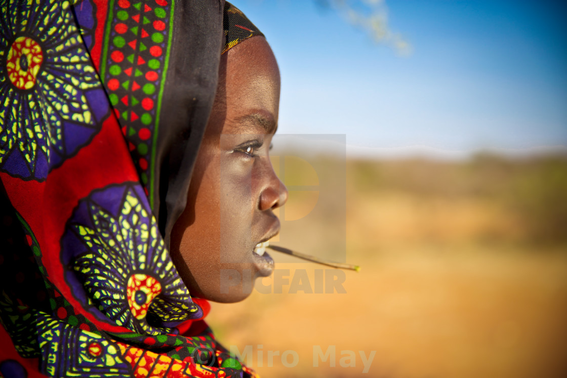 "Borana Girl" stock image