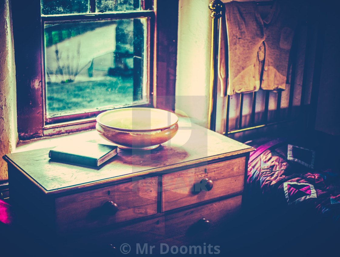 19th Century Bedroom Scene License Download Or Print For