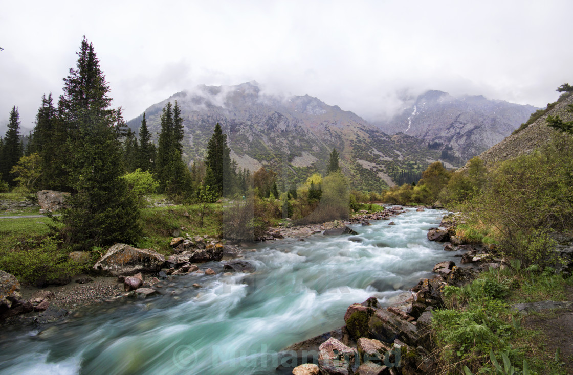 "Ala Archa National Park" stock image