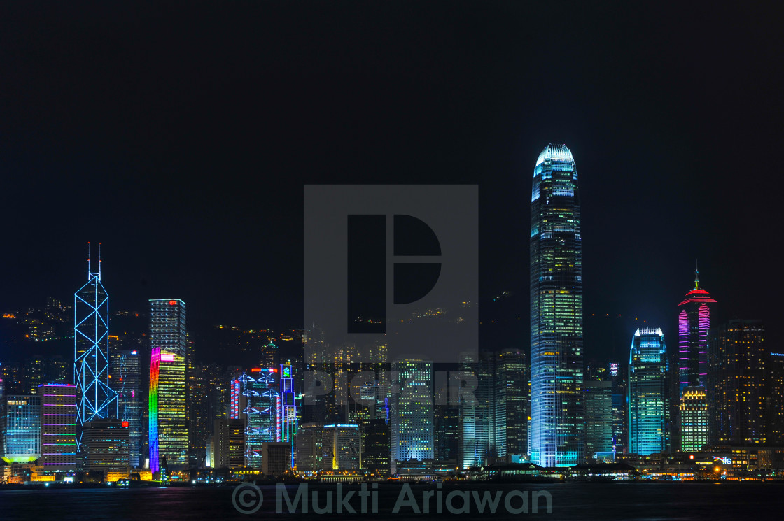 "Hongkong Skyline" stock image