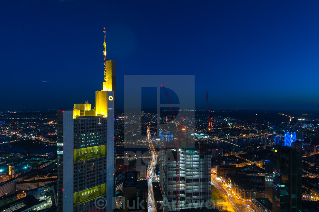 "Frankfurt Skyscraper" stock image