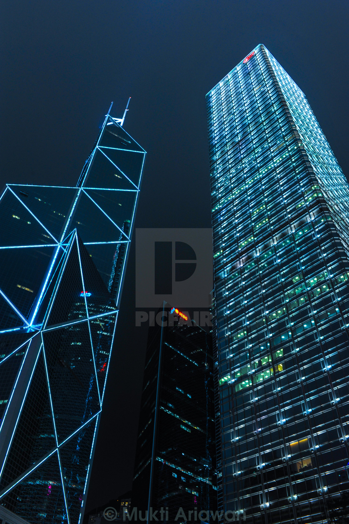 "Hongkong Skyscraper" stock image