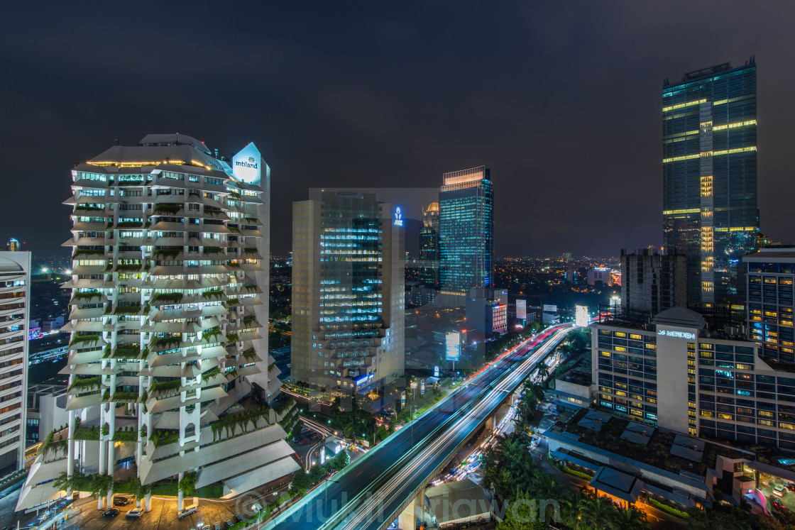 "Jakarta Dharmala intersection" stock image