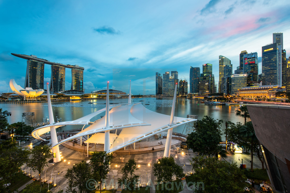 "Smooth Singapore" stock image