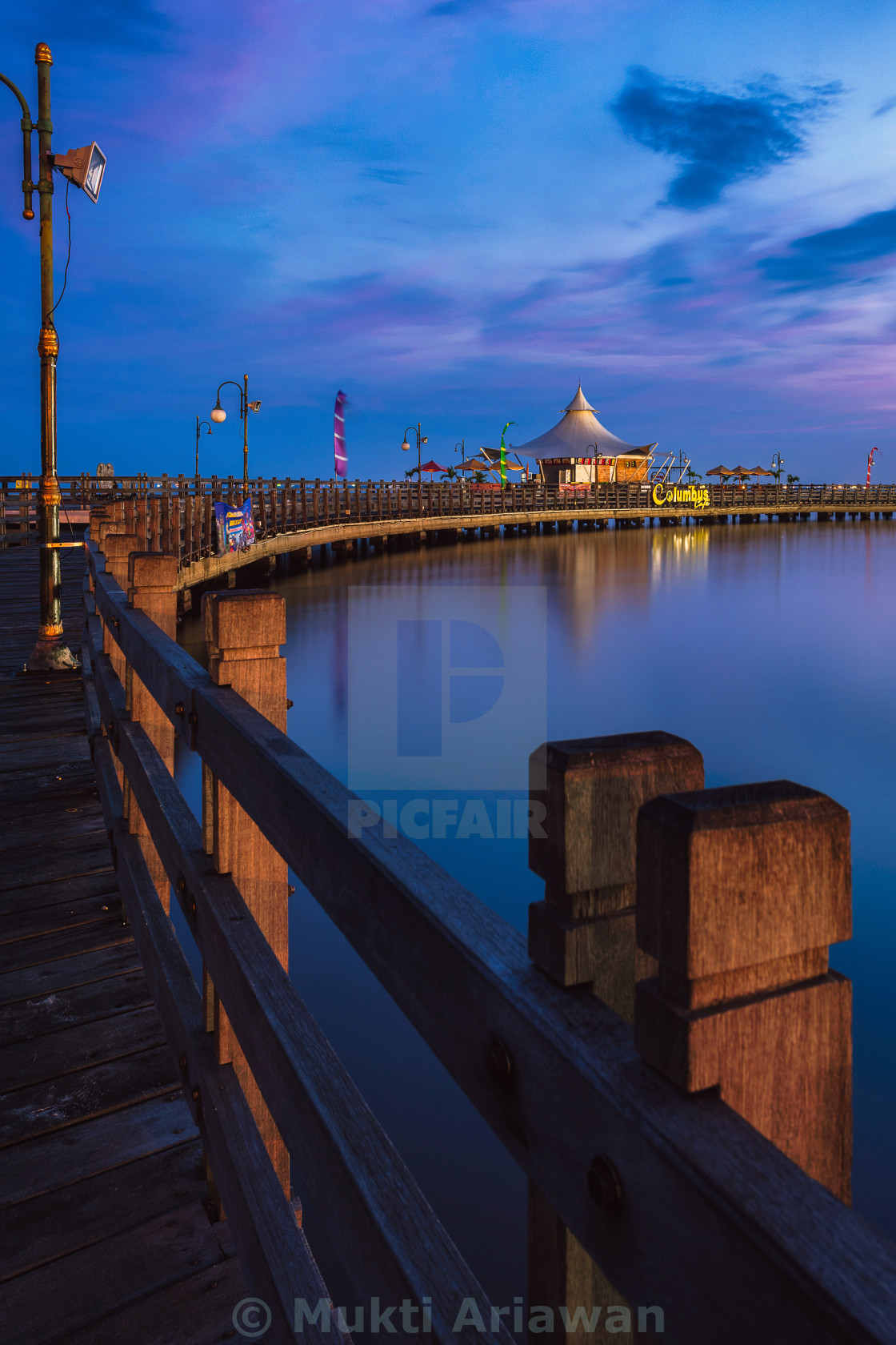 "Curvy Bridge" stock image