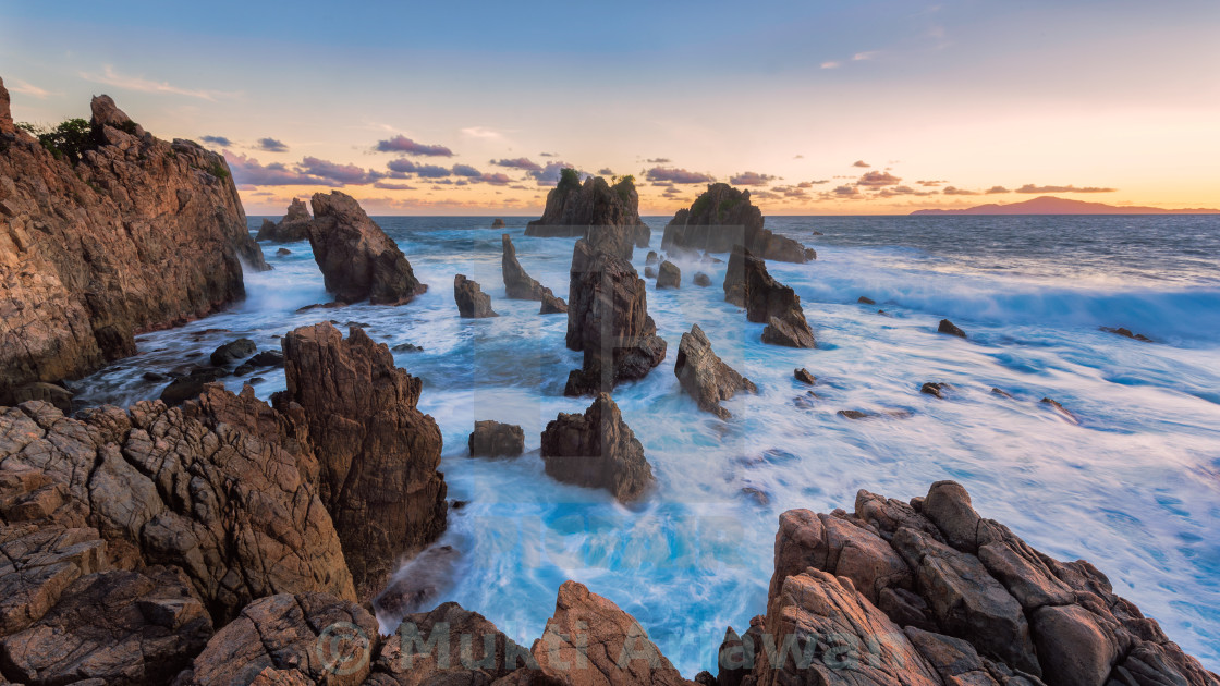 "The Shark Teeth Bay" stock image