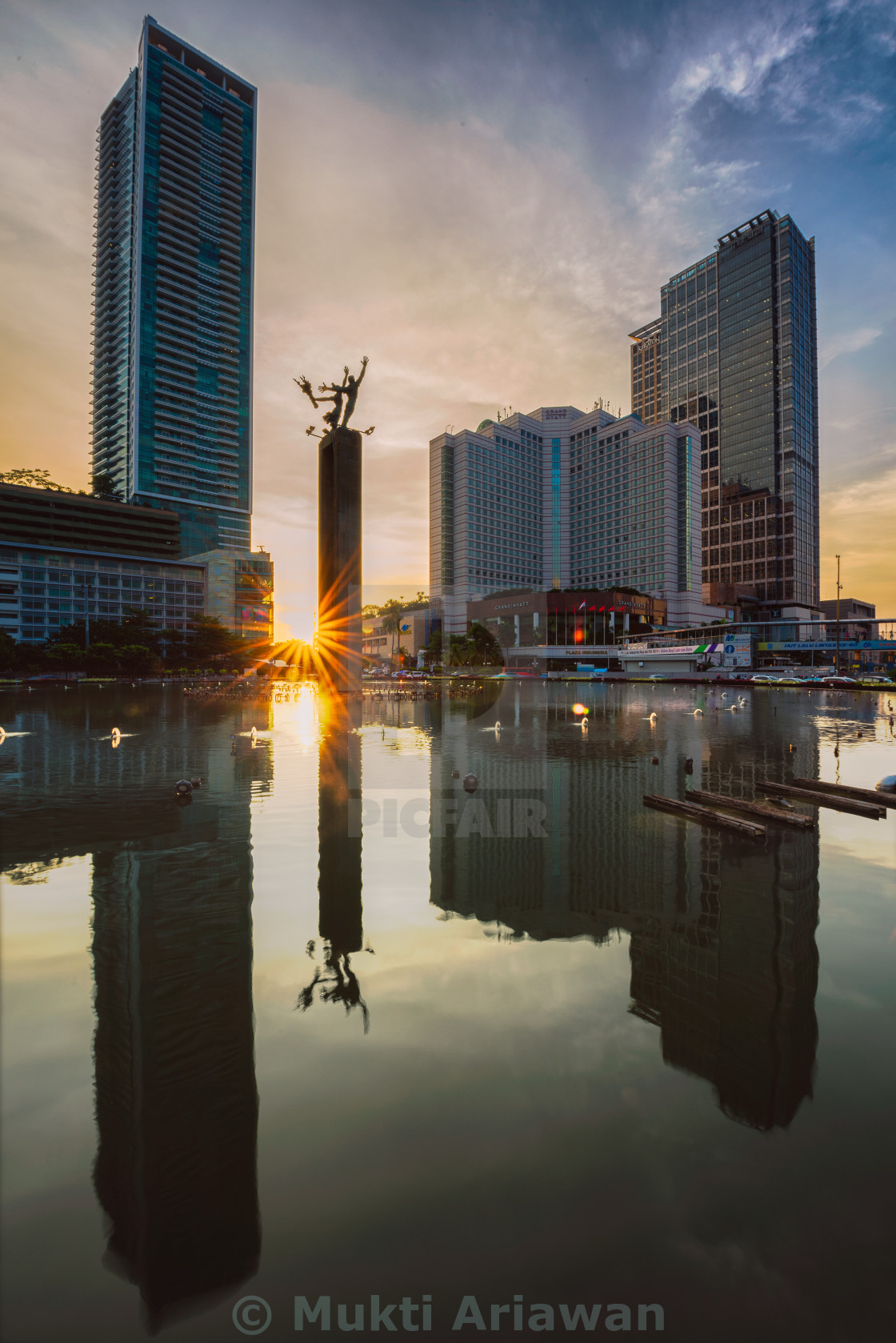 "Hello Jakarta" stock image