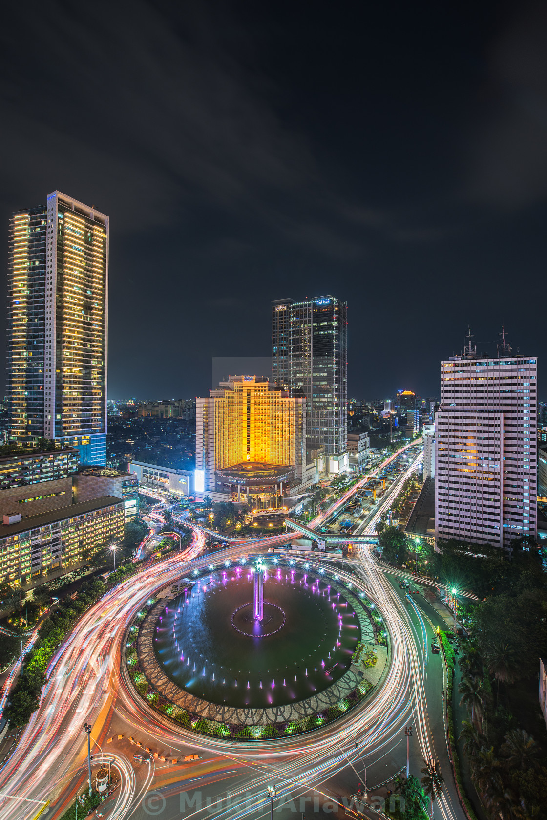 "The Eye of Jakarta: Evening" stock image