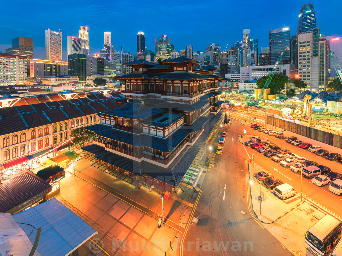 "Singapore: Budha Tooth Temple" stock image