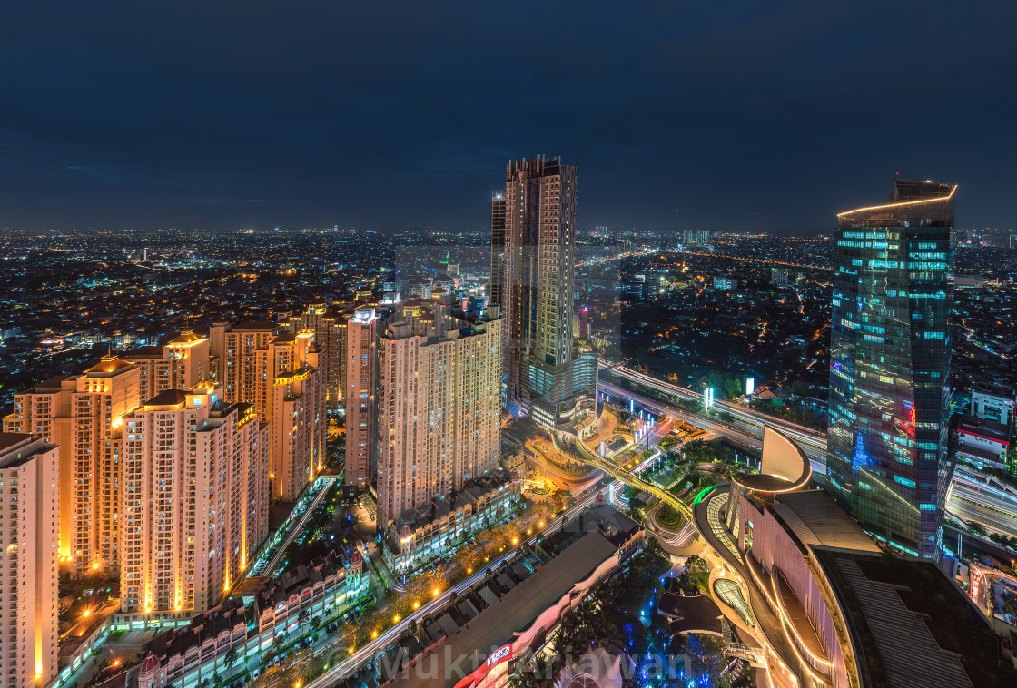 "Jakarta: Central Park Mall Complex V" stock image