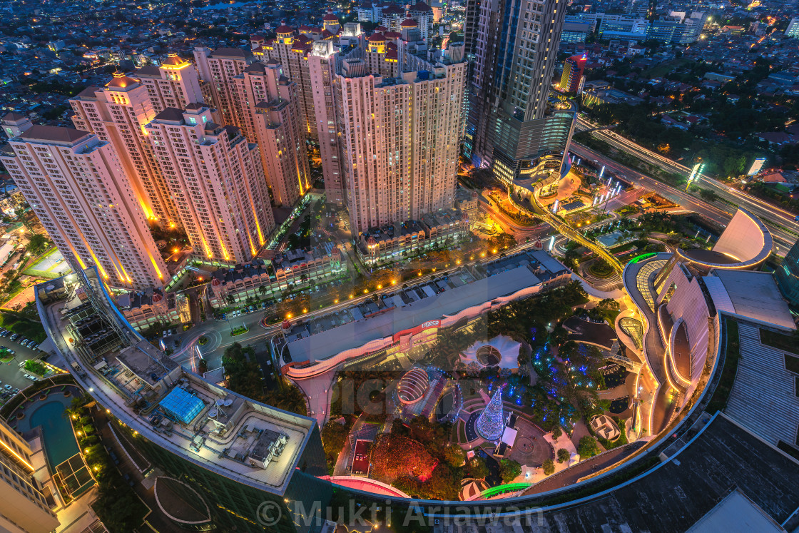 "Jakarta: Central Park Mall Complex III" stock image