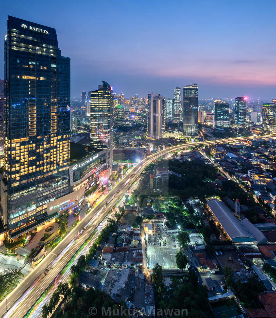 "Jakarta : Mega Kuningan bypass" stock image