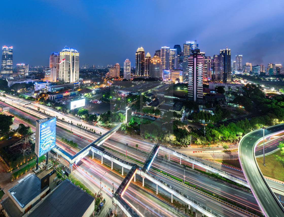 "Jakarta: Sudirman Central Business District (SCBD)" stock image