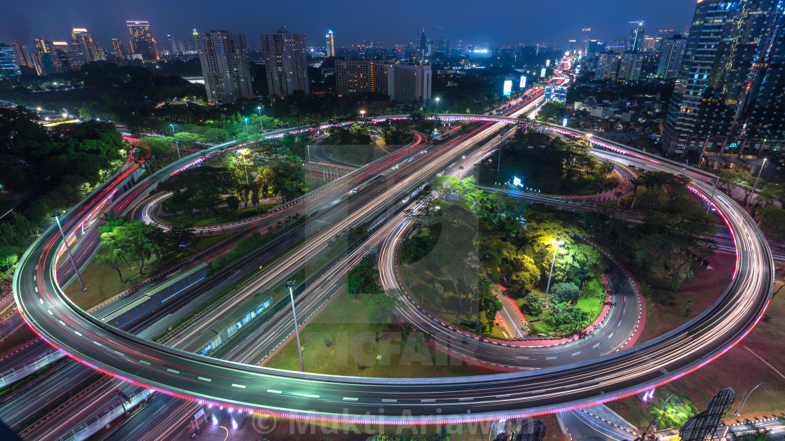 "Jakarta: New face of Semanggi Interchange 1" stock image