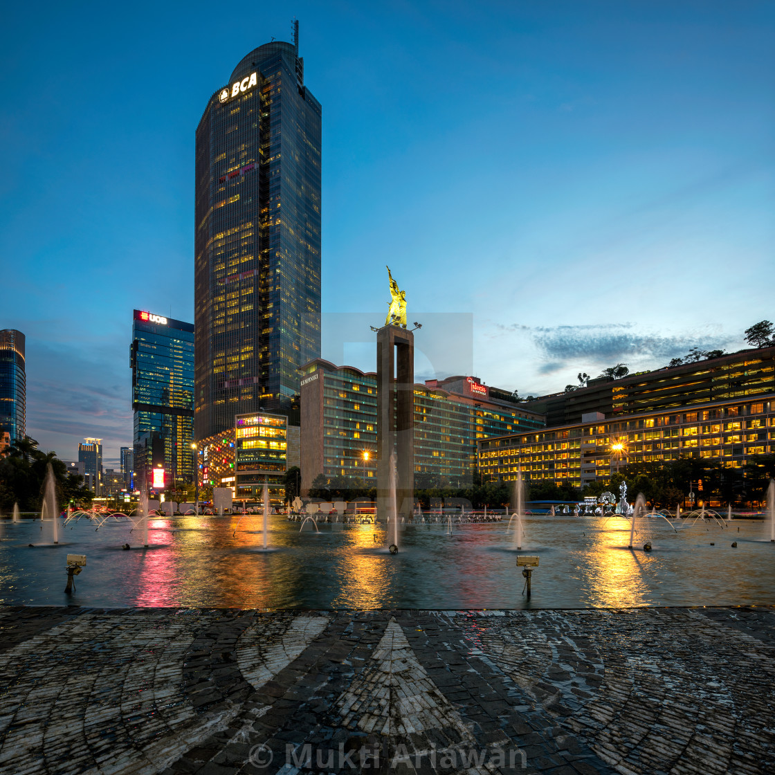 "Jakarta : Selamat Datang Monument (2/3)" stock image