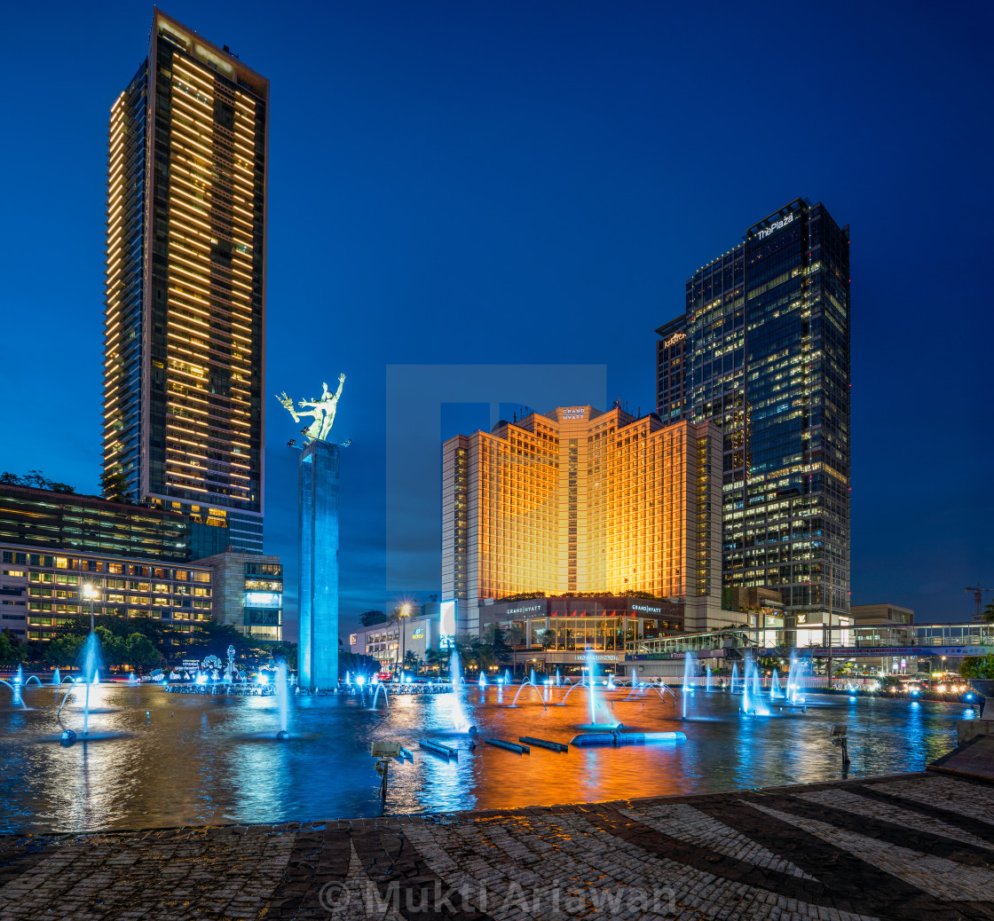 "Jakarta : Selamat Datang Monument (3/3)" stock image