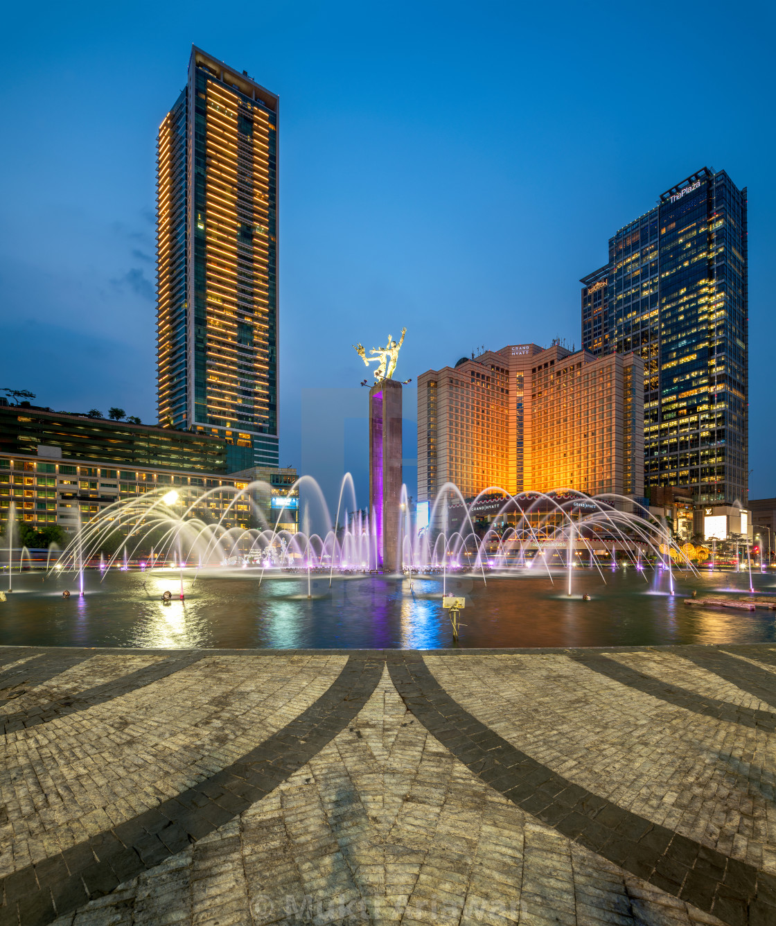 "Selamat Datang Monument - Light" stock image