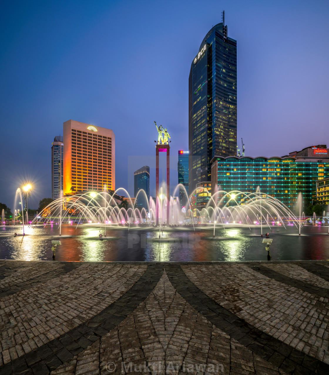 "Selamat Datang Monument - Front" stock image