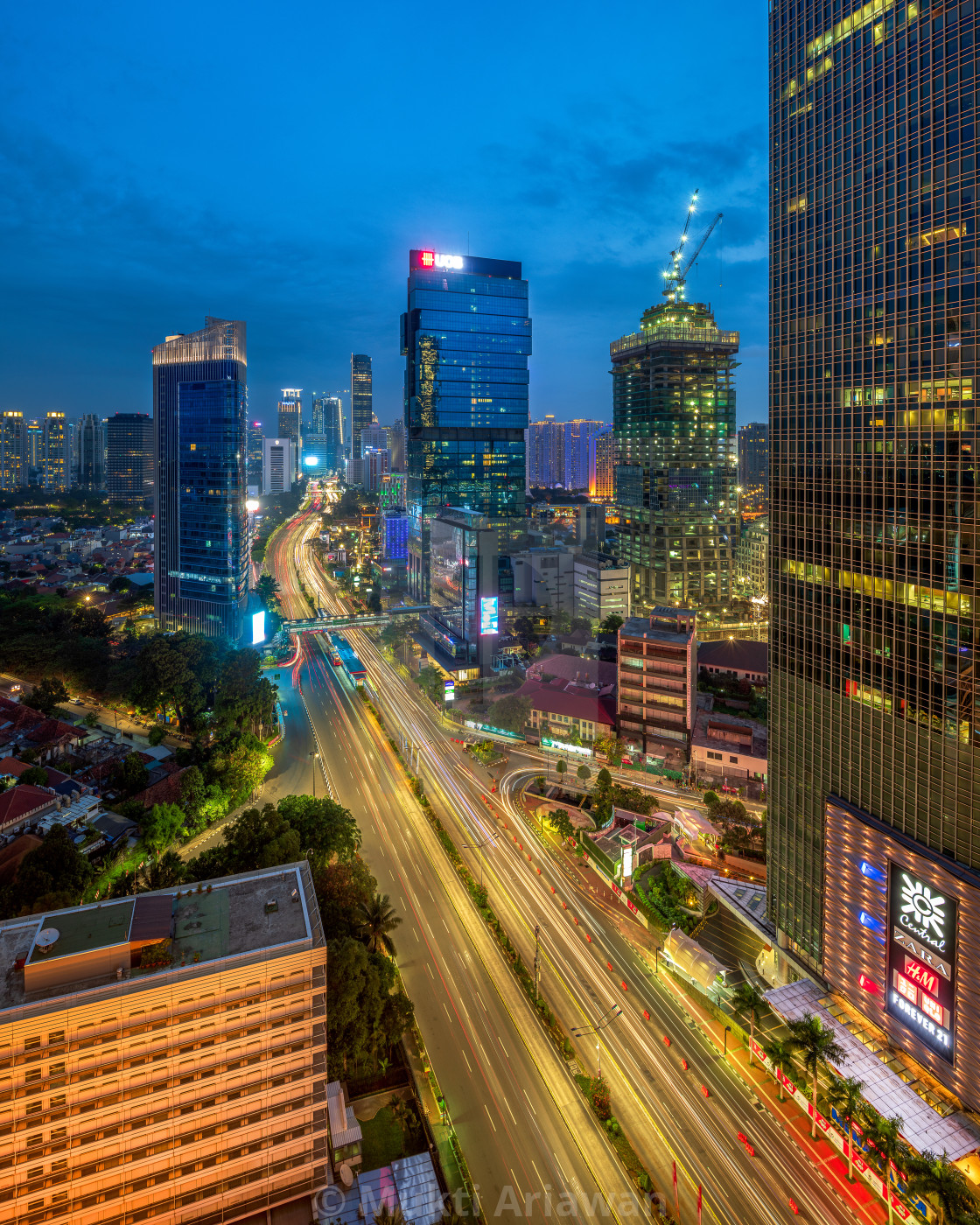 "Jalan Sudirman" stock image