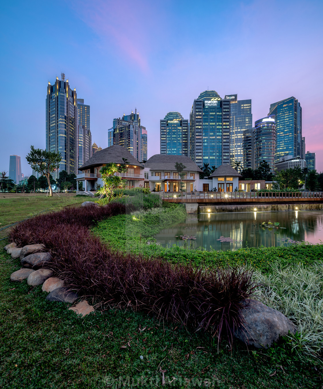 "Sudirman Central Business District" stock image